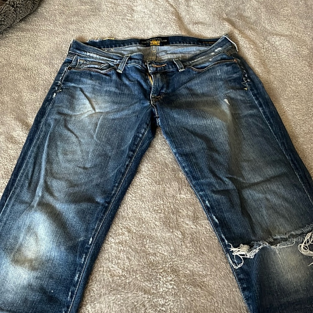 Lucky Brand Zoe Boot jeans size 10